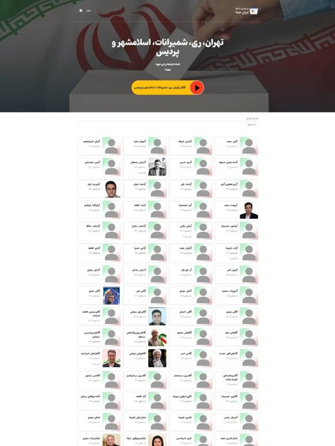 راه اندازی بیش از 14000 صفحه اختصاصی برای نامزدها در ایرانصدا