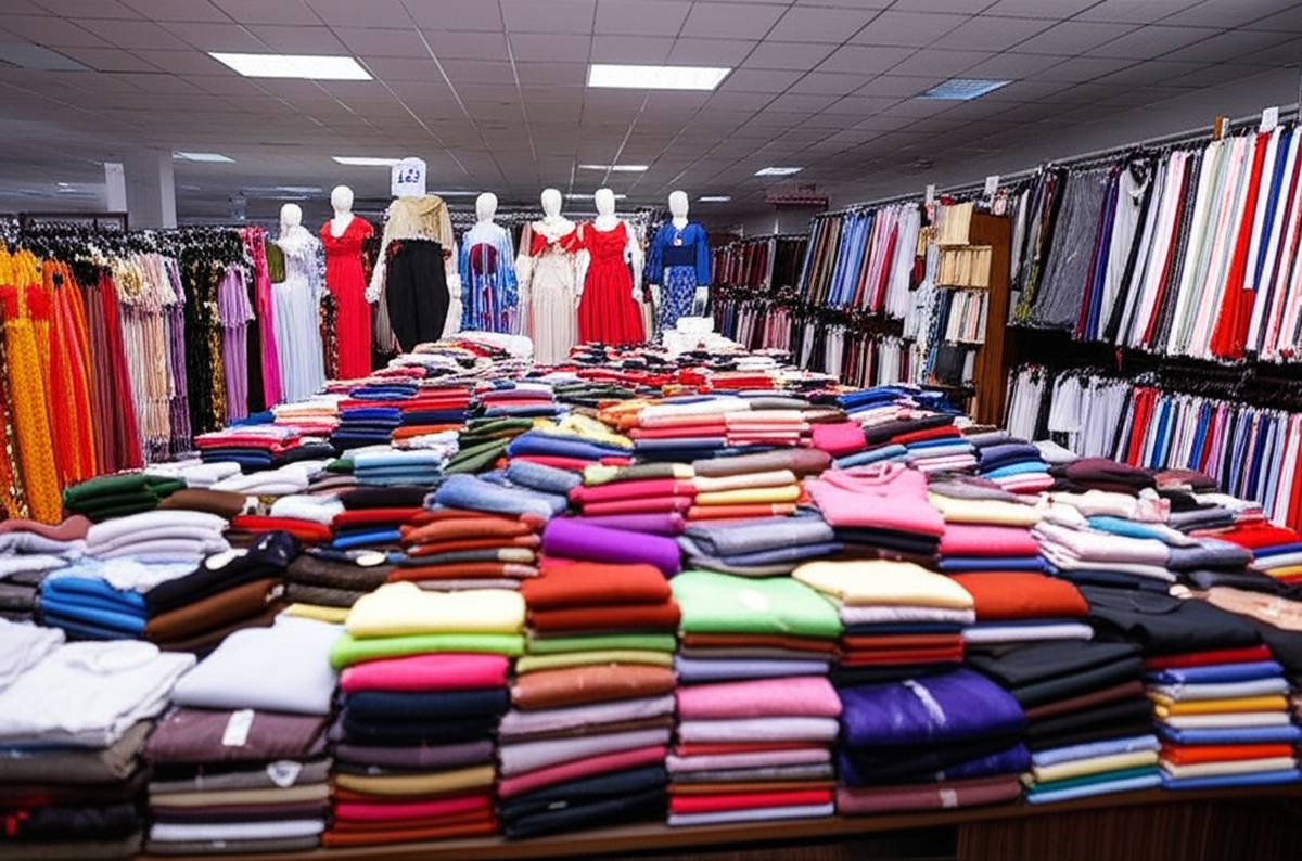 بازار لباس چین China clothing market