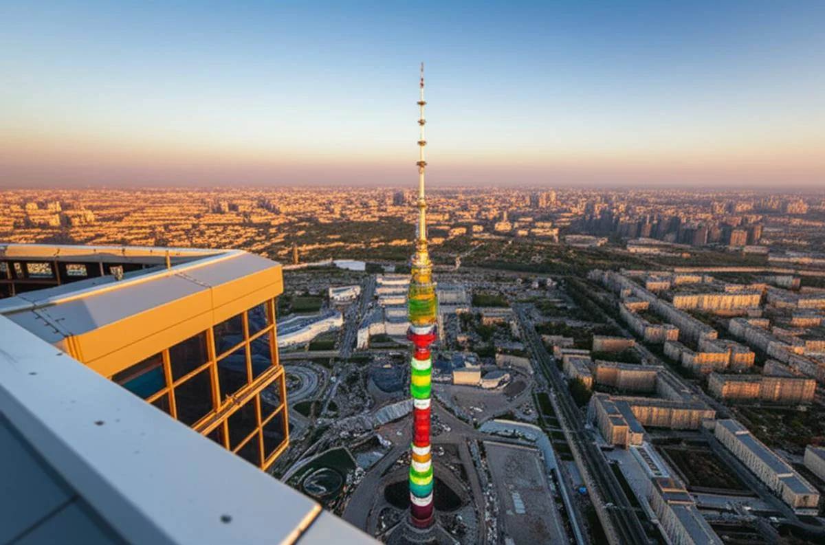 برج اوستانکینو Ostankino Tower در مسکو