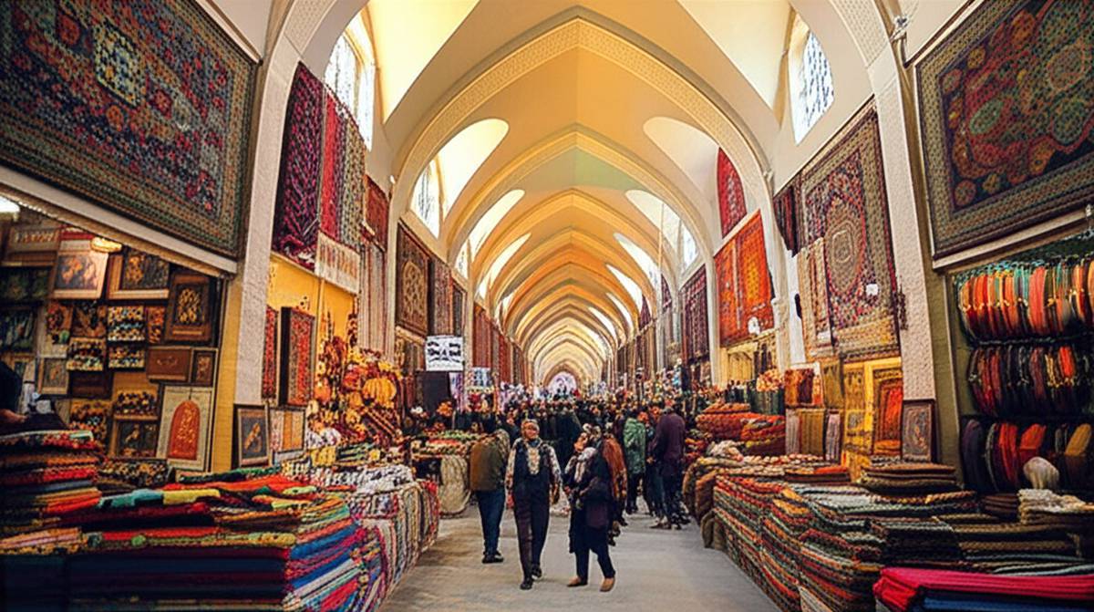 بازار صنایع دستی تبریز و زندگی در قلب هنر ایرانی