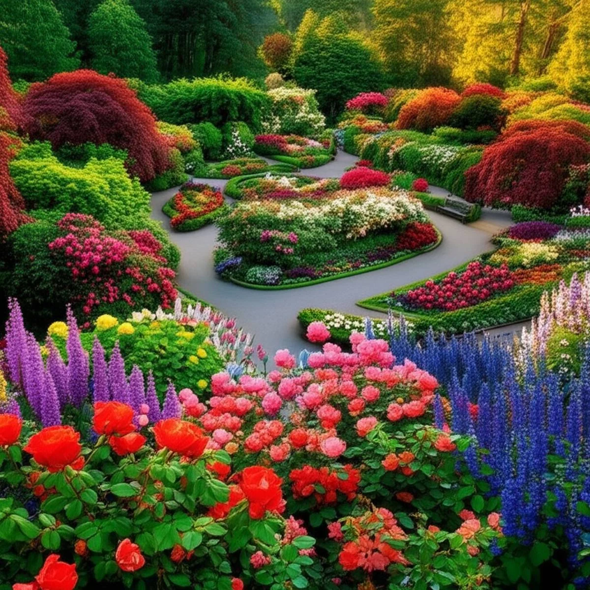 باغ های بوچارت The Butchart Gardens