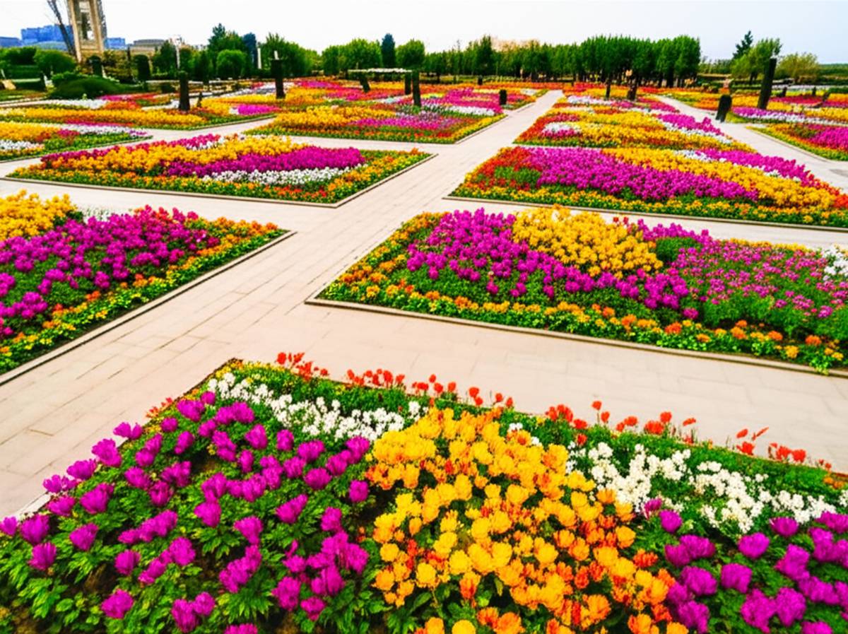 باغ گل های ایران باغ گل ها مشهد