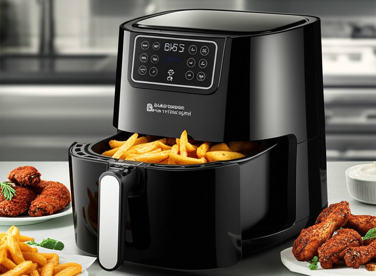 نقد و بررسی سرخ کن بدون روغن بلک اند دکر Aer O Fry Digital