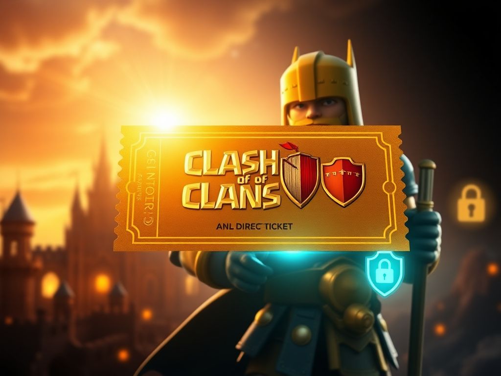 خرید بلیت طلایی کلش اف کلنز با درگاه مستقیم بانکی و امنیت کامل