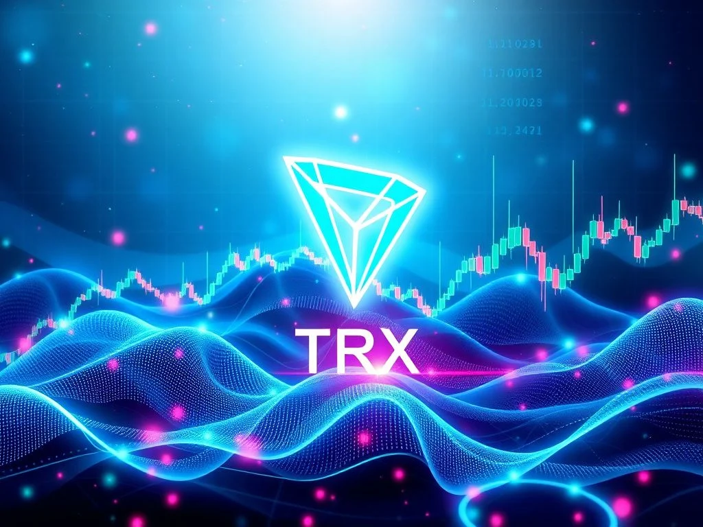 نمودار زنده رمز ارز ترون (TRX) | قیمت لحظه ای و تحلیل